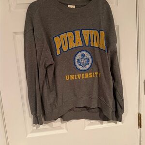 Pura Vida Gray Sweatshirt